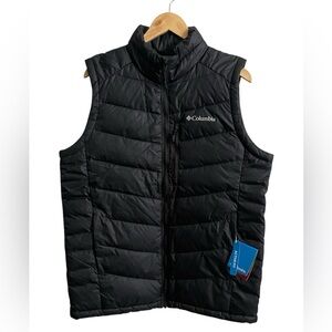 Columbia Labyrinth Loop II Vest Black Zip Up Omni Heat Infinity Men’s Size M NWT